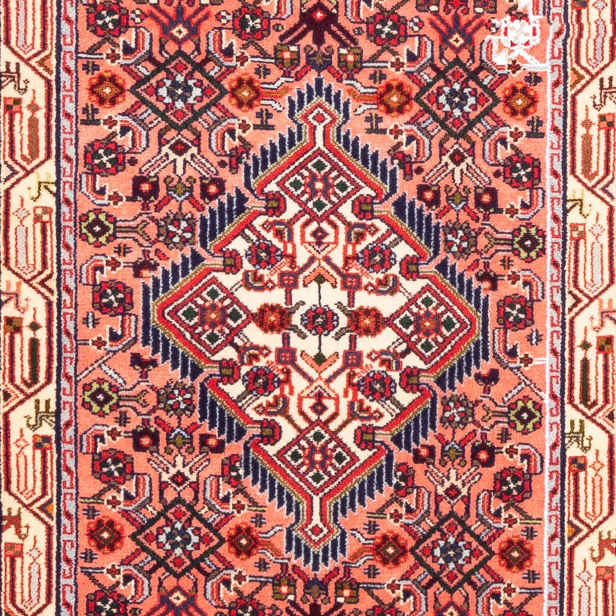 Tapis de couloir Tapis persan - Nomadic - 304 x 82 cm - rouge