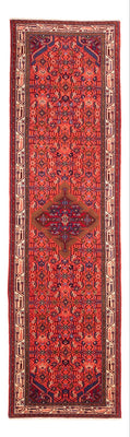 Tapis de couloir Tapis persan - Nomadic - 284 x 79 cm - rouge