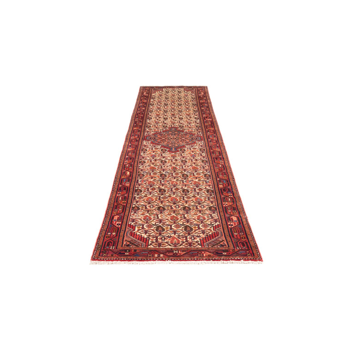 Tapis de couloir Tapis persan - Nomadic - 312 x 73 cm - crème