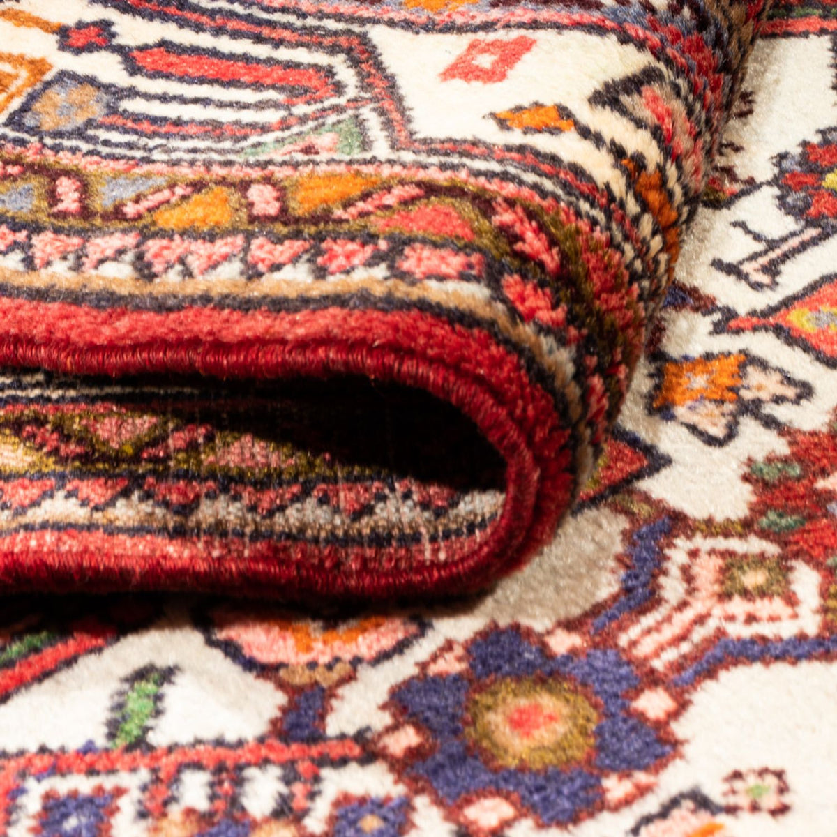 Tapis de couloir Tapis persan - Nomadic - 300 x 82 cm - saumon