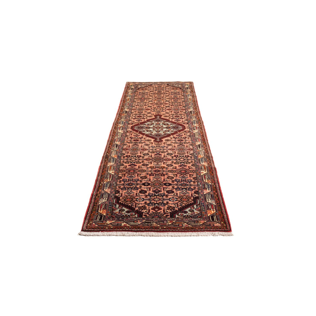Tapis de couloir Tapis persan - Nomadic - 300 x 82 cm - saumon