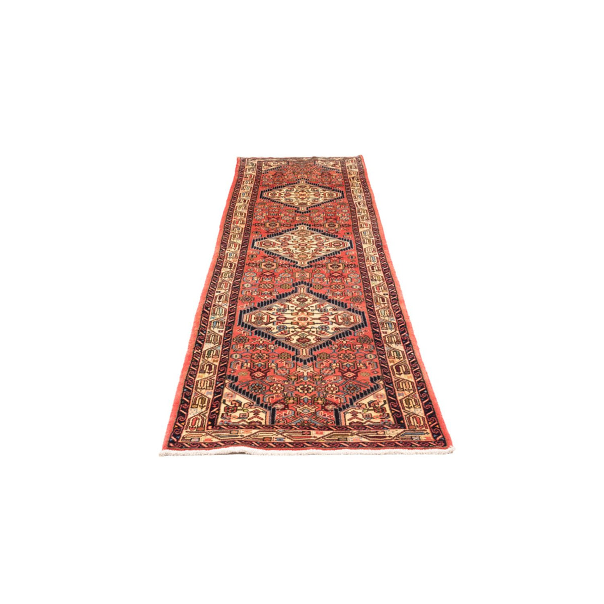 Tapis de couloir Tapis persan - Nomadic - 312 x 78 cm - rouge