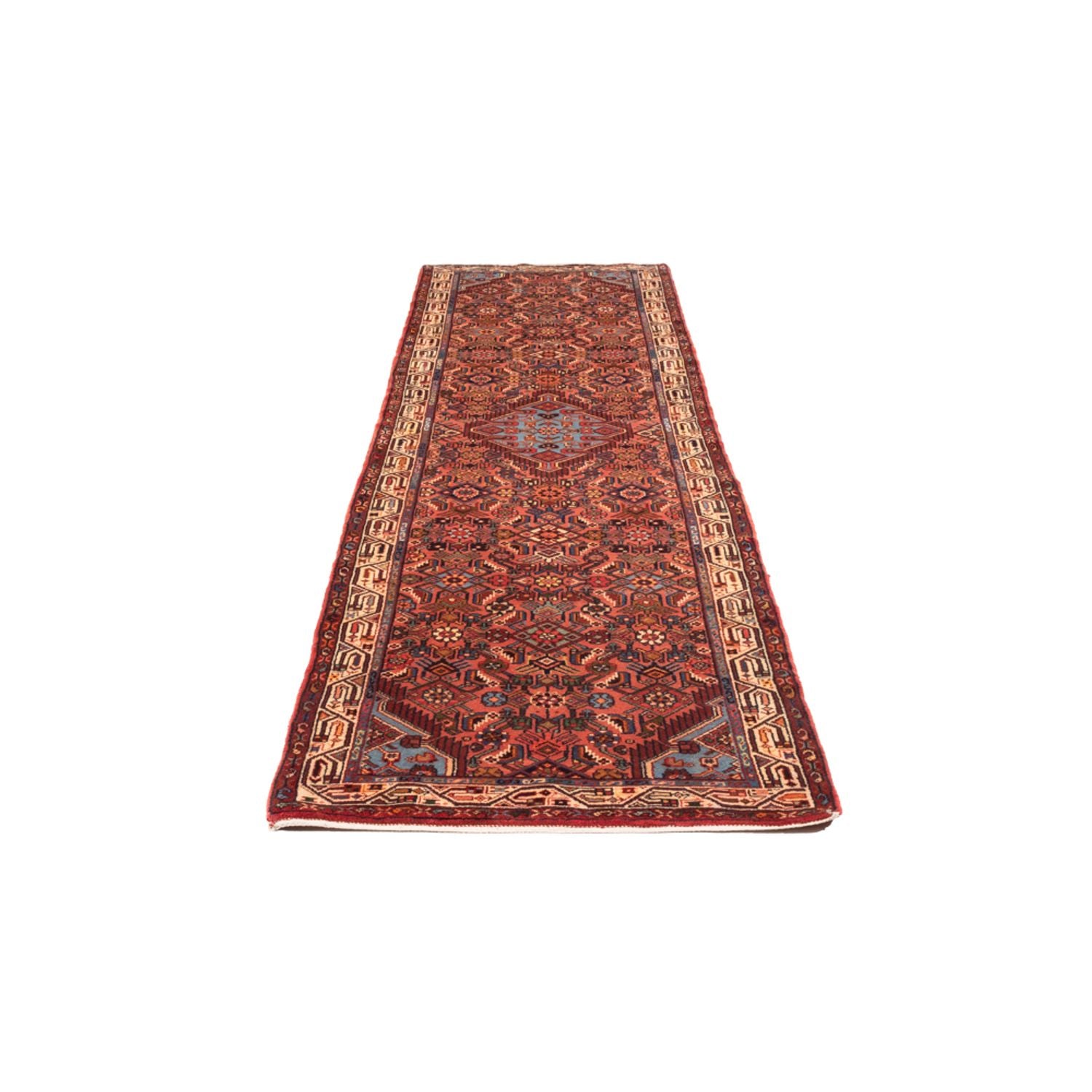 Tapis de couloir Tapis persan - Nomadic - 313 x 87 cm - rouge