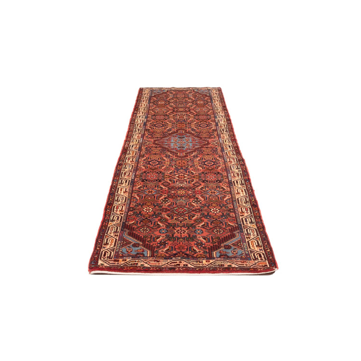 Tapis de couloir Tapis persan - Nomadic - 313 x 87 cm - rouge