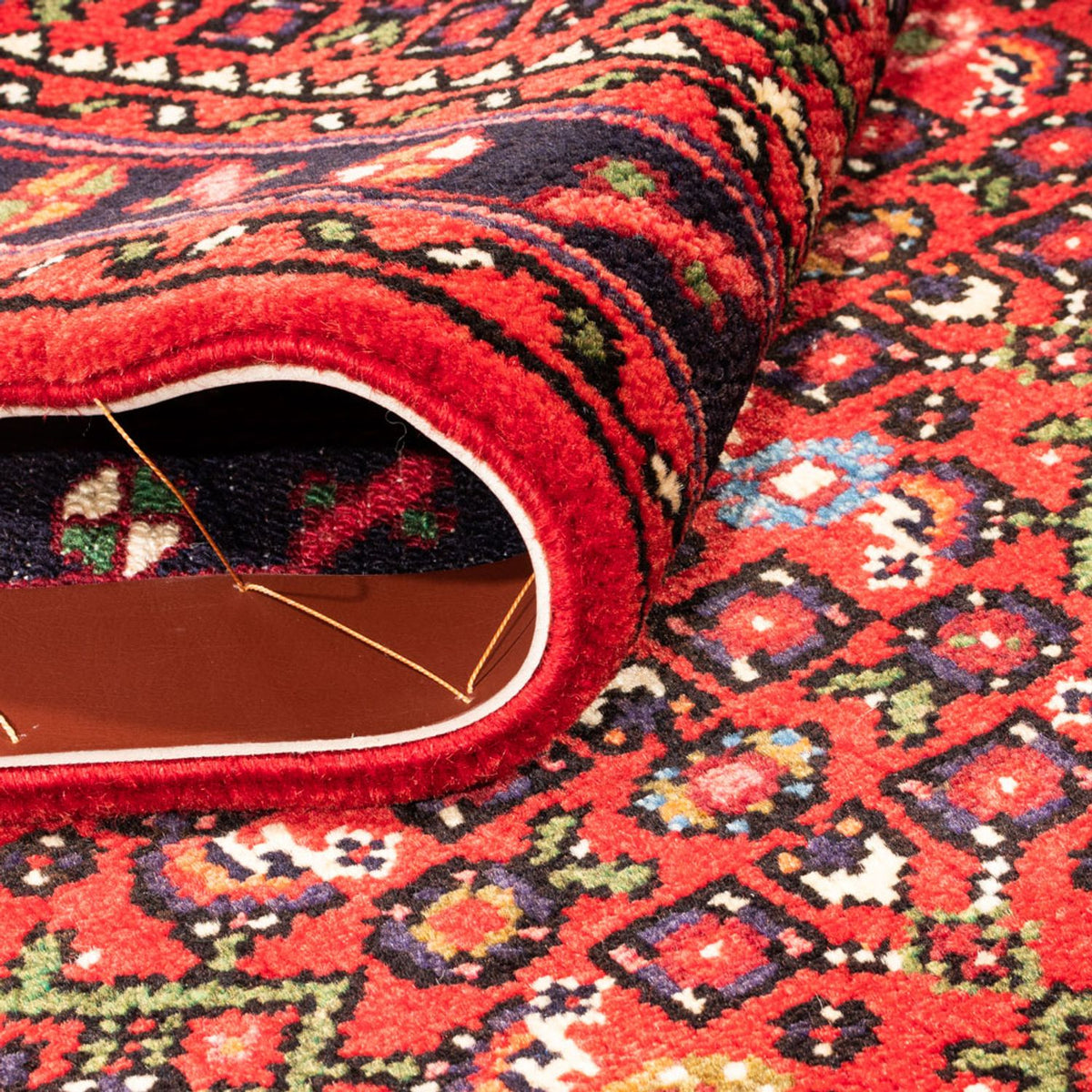 Tapis de couloir Tapis persan - Nomadic - 297 x 77 cm - rouge