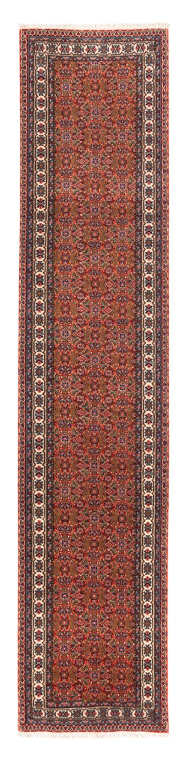 Tapis de couloir Tapis persan - Tabriz - 330 x 70 cm - rouge