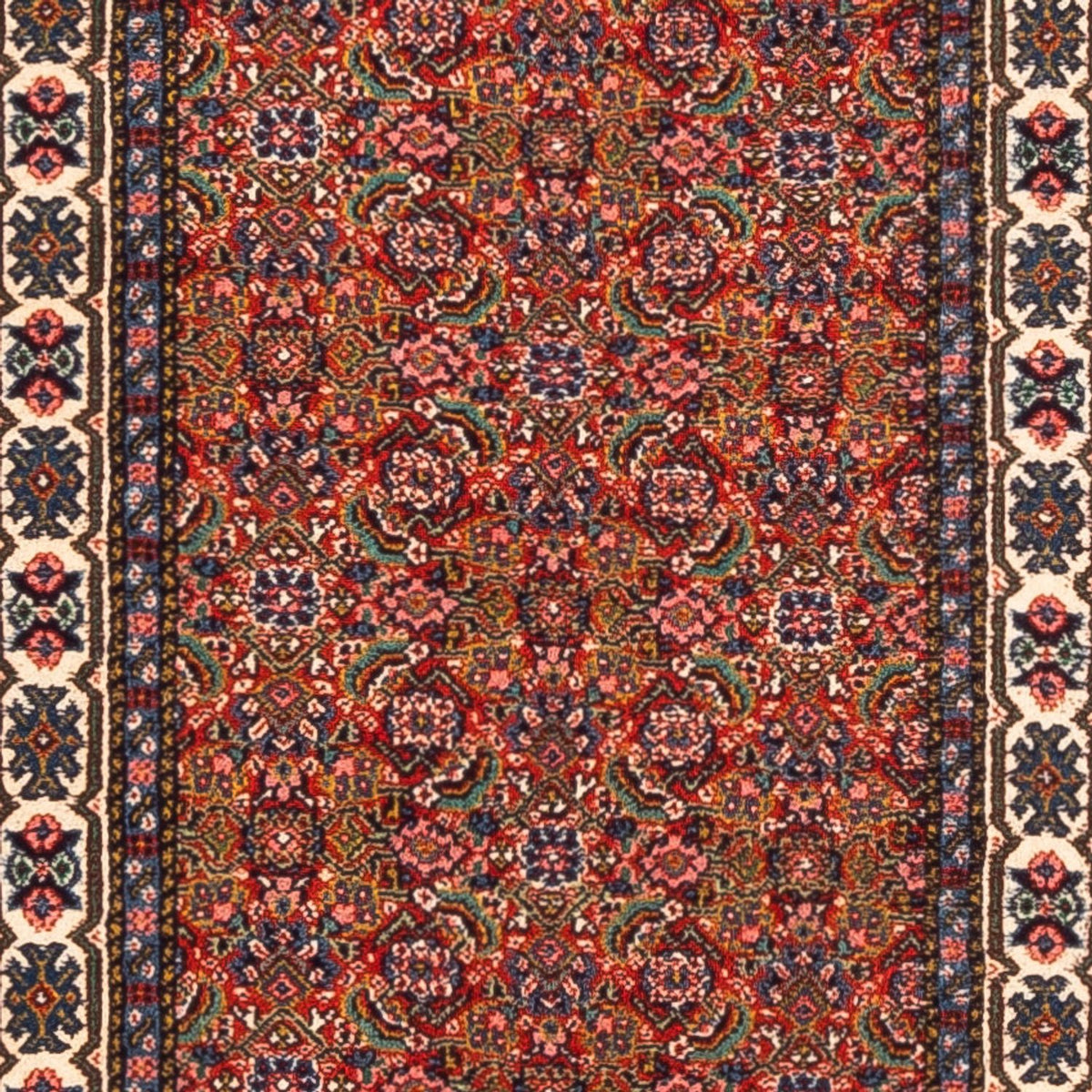 Tapis de couloir Tapis persan - Tabriz - 330 x 70 cm - rouge