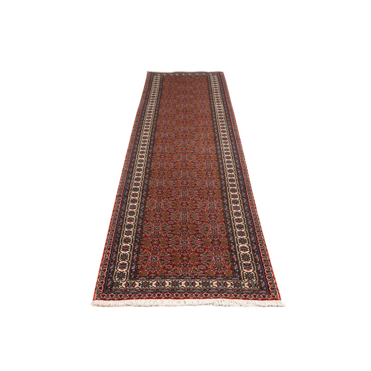Tapis de couloir Tapis persan - Tabriz - 330 x 70 cm - rouge