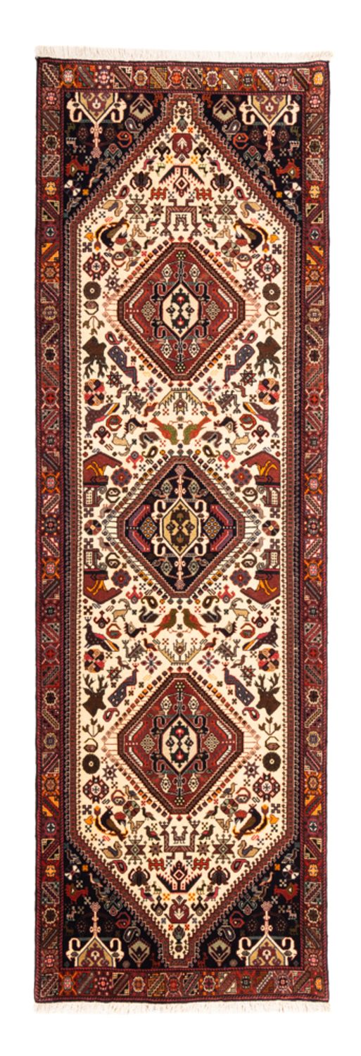 Tapis de couloir Tapis persan - Nomadic - 253 x 80 cm - crème