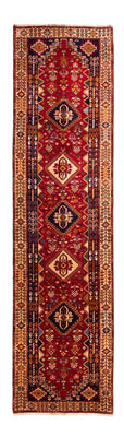 Tapis de couloir Tapis persan - Nomadic - 320 x 82 cm - rouge