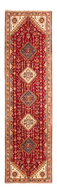 Tapis de couloir Tapis persan - Nomadic - 278 x 77 cm - rouge