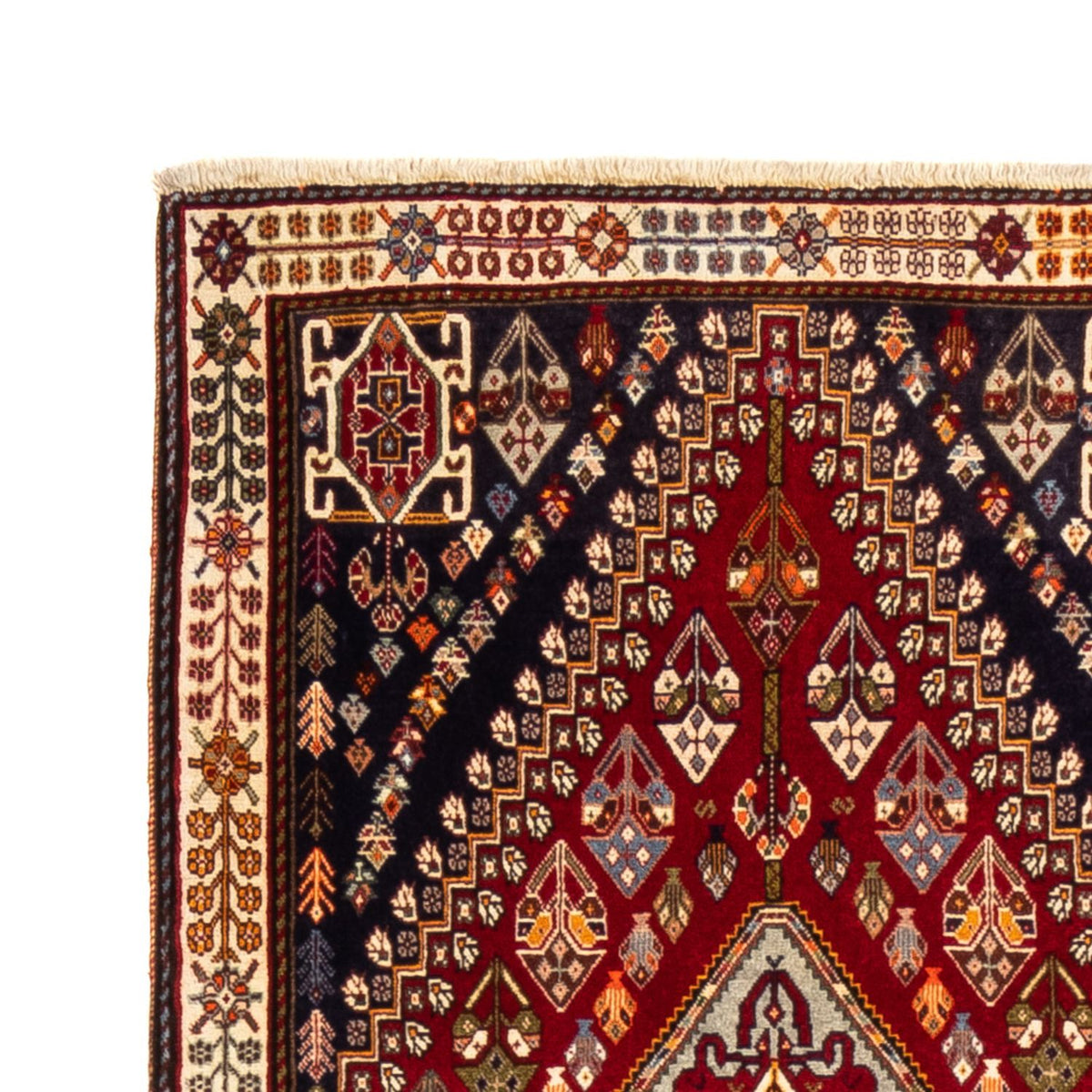 Tapis de couloir Tapis persan - Nomadic - 308 x 82 cm - rouge