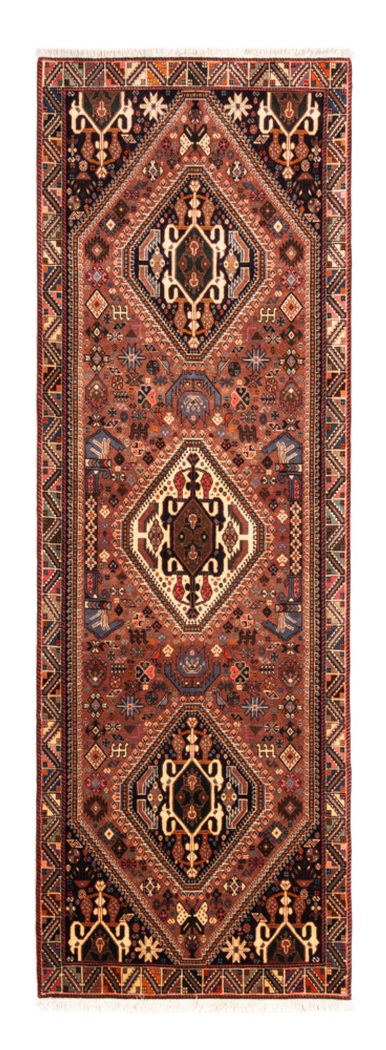 Tapis de couloir Tapis persan - Nomadic - 240 x 80 cm - marron