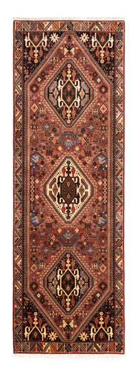 Tapis de couloir Tapis persan - Nomadic - 240 x 80 cm - marron