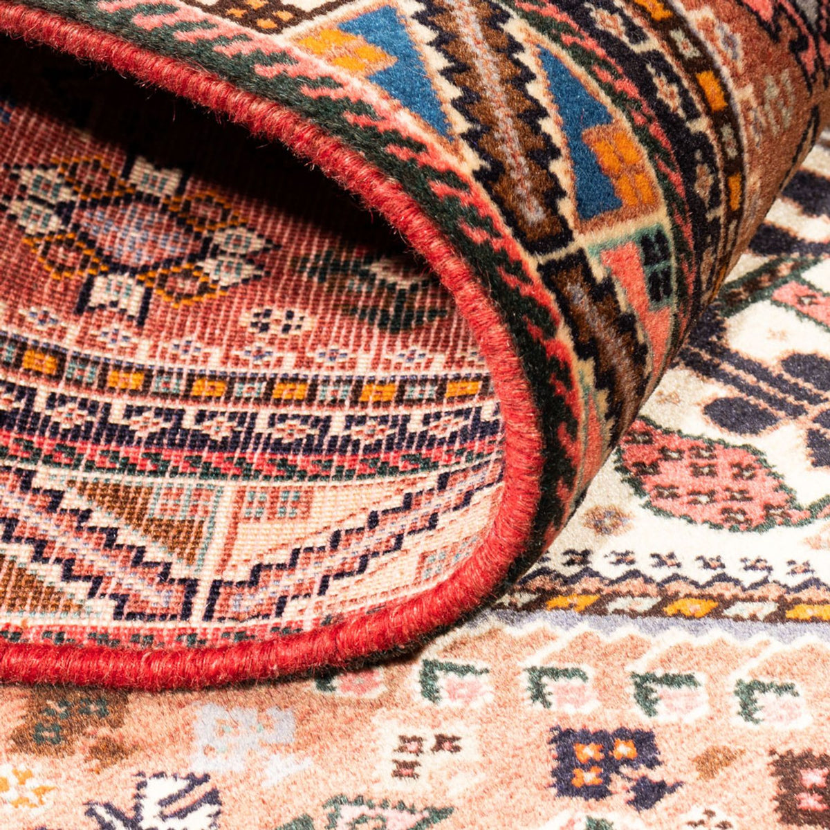 Tapis de couloir Tapis persan - Nomadic - 240 x 80 cm - marron