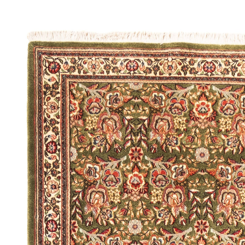 Tapis de couloir Tapis persan - Ghom - 295 x 80 cm - vert