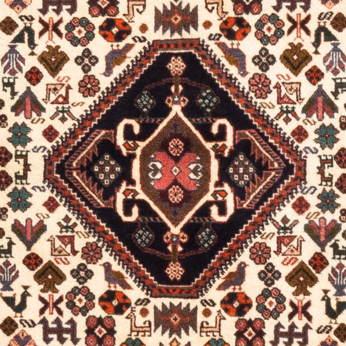 Tapis de couloir Tapis persan - Nomadic - 250 x 80 cm - crème