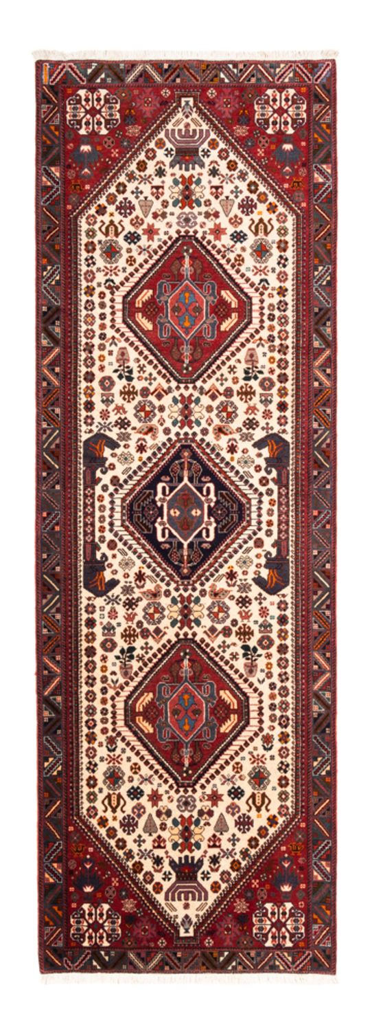 Tapis de couloir Tapis persan - Nomadic - 257 x 85 cm - crème