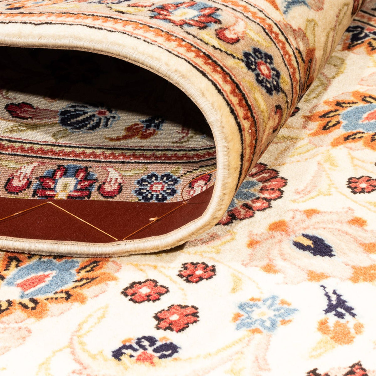 Tapis de couloir Tapis persan - Classique - 285 x 73 cm - crème