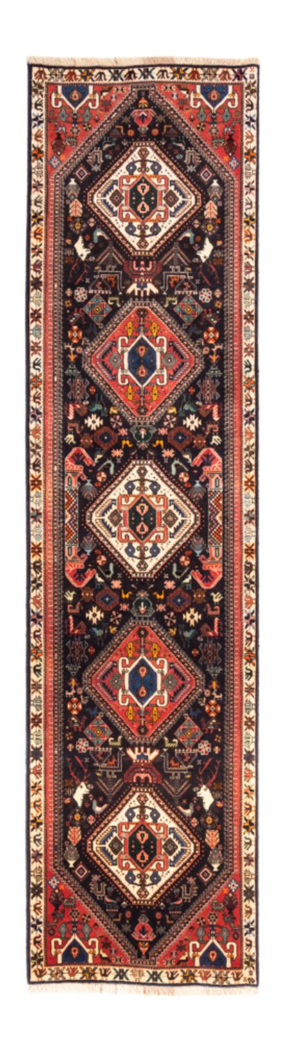Tapis de couloir Tapis persan - Nomadic - 297 x 74 cm - bleu foncé