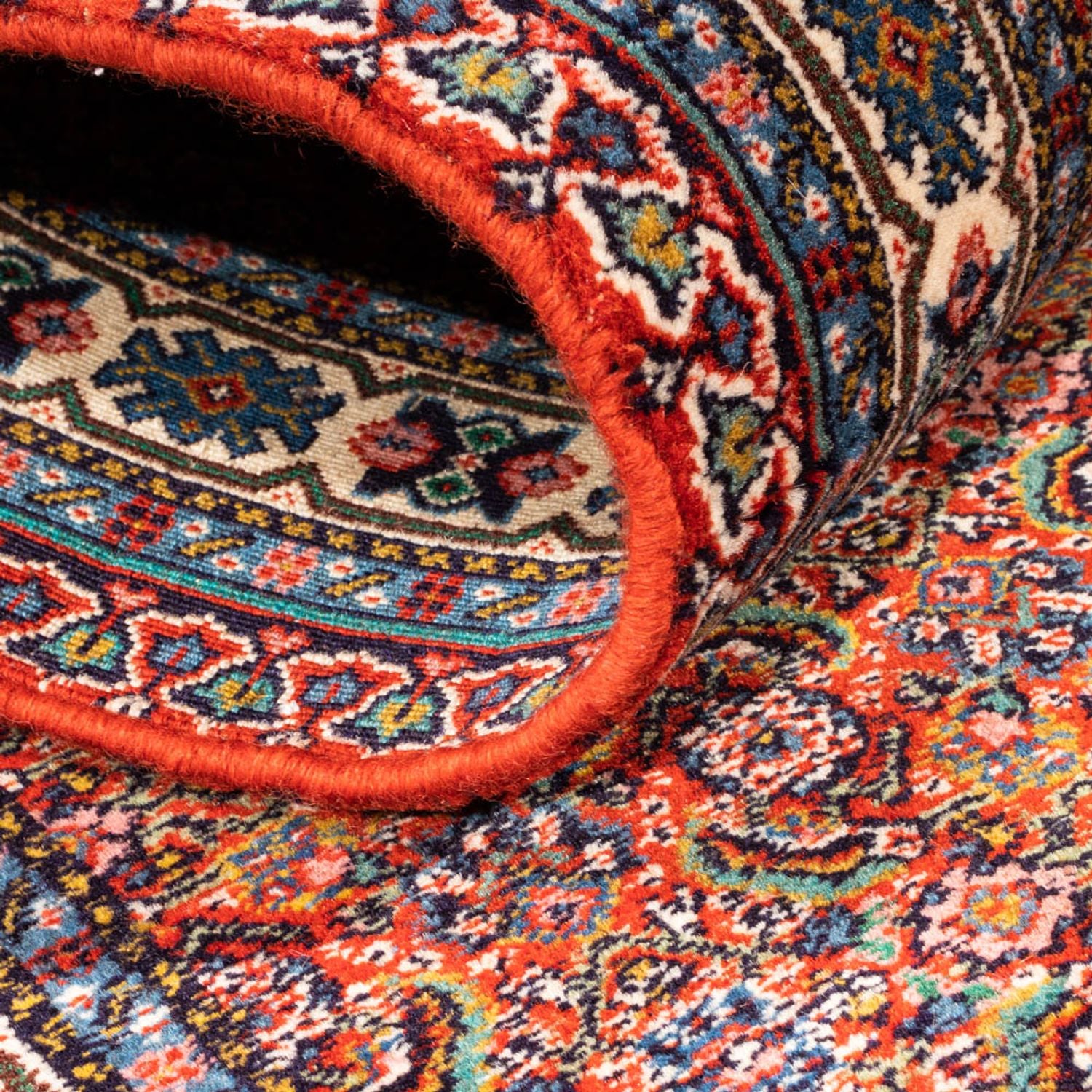 Tapis de couloir Tapis persan - Tabriz - 330 x 70 cm - rouge