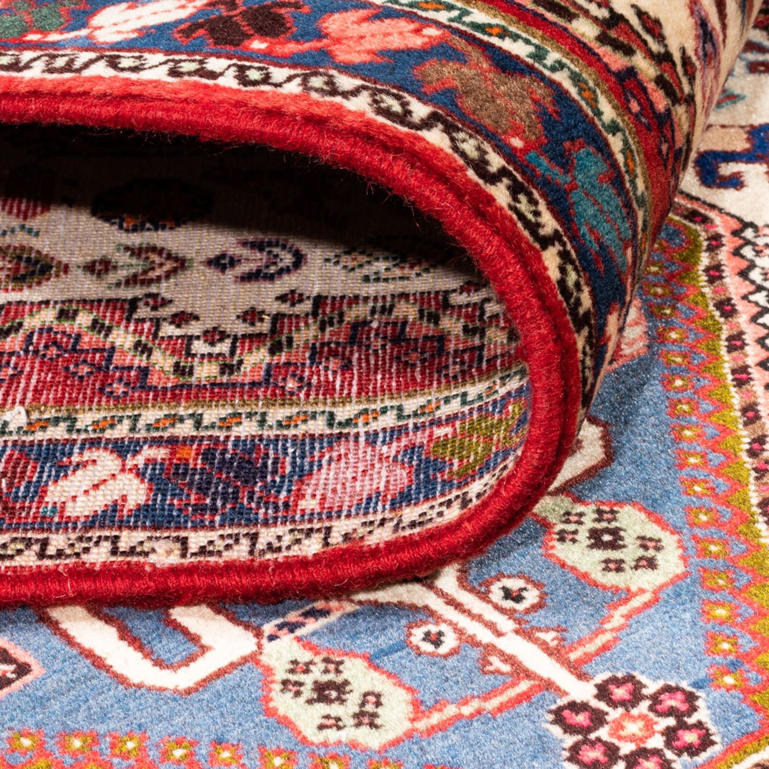 Tapis de couloir Tapis persan - Nomadic - 306 x 83 cm - crème