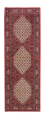Tapis de couloir Tapis persan - Bidjar - 228 x 78 cm - crème