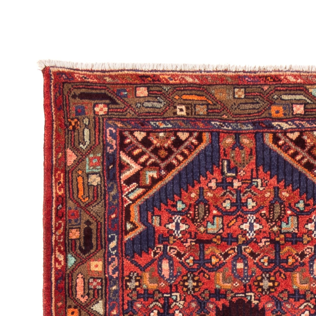 Tapis de couloir Tapis persan - Nomadic - 297 x 82 cm - rouge