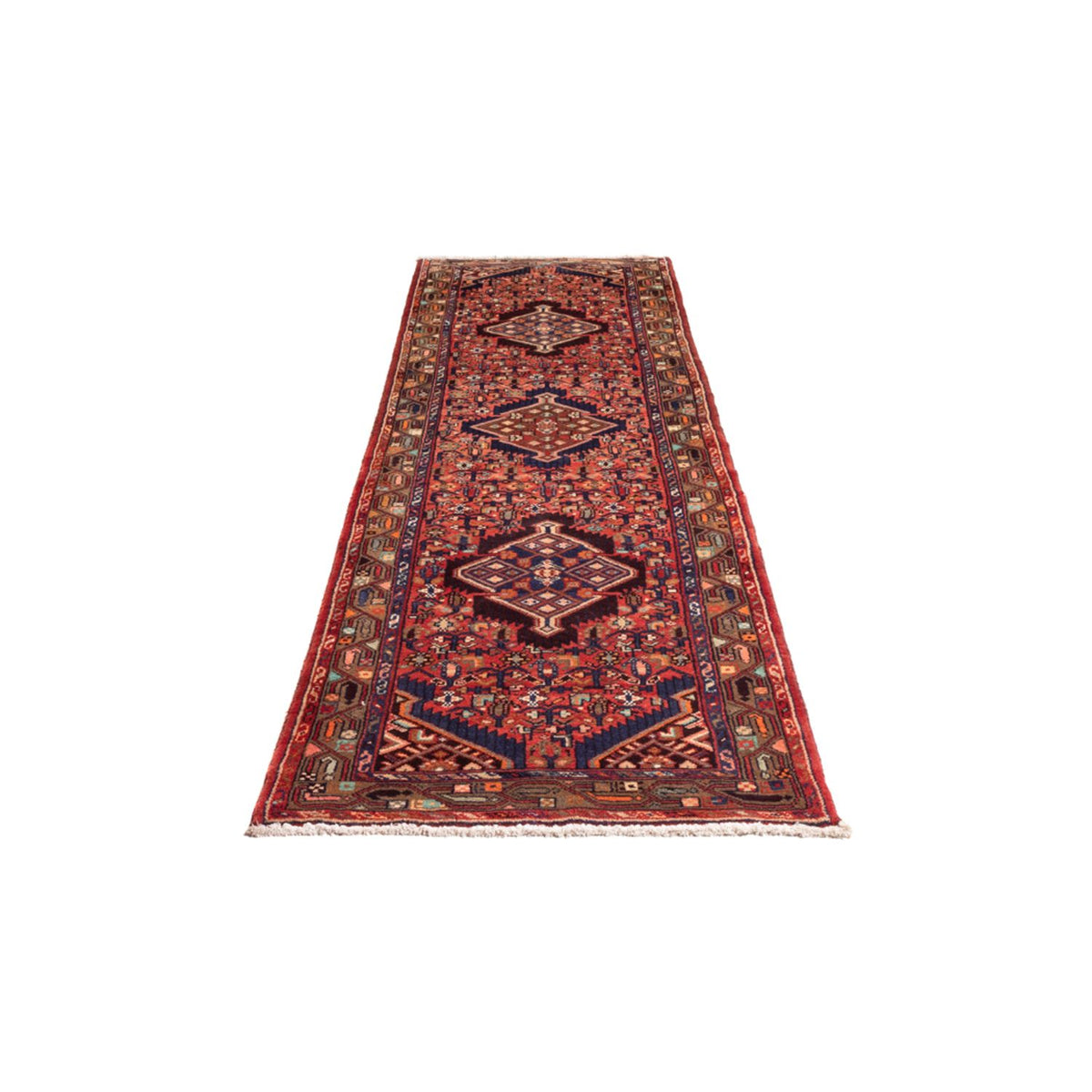 Tapis de couloir Tapis persan - Nomadic - 297 x 82 cm - rouge