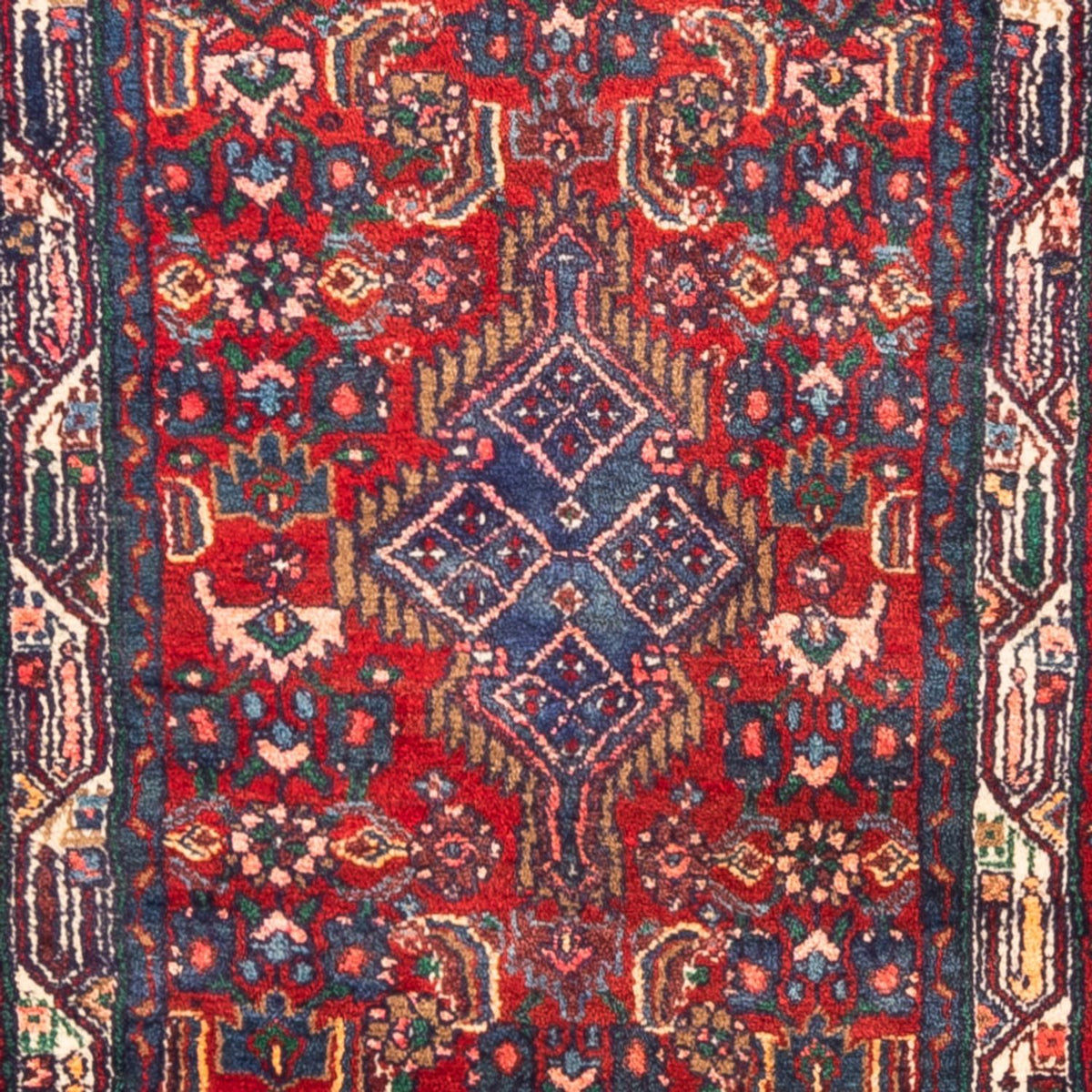 Tapis de couloir Tapis persan - Nomadic - 313 x 83 cm - rouge