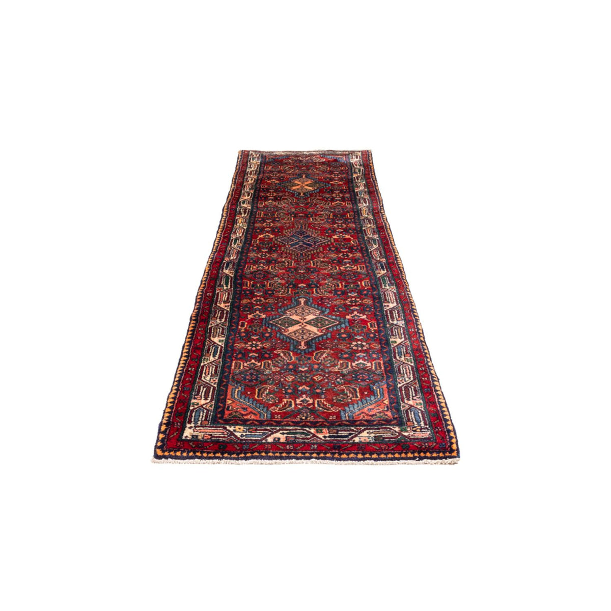 Tapis de couloir Tapis persan - Nomadic - 313 x 83 cm - rouge