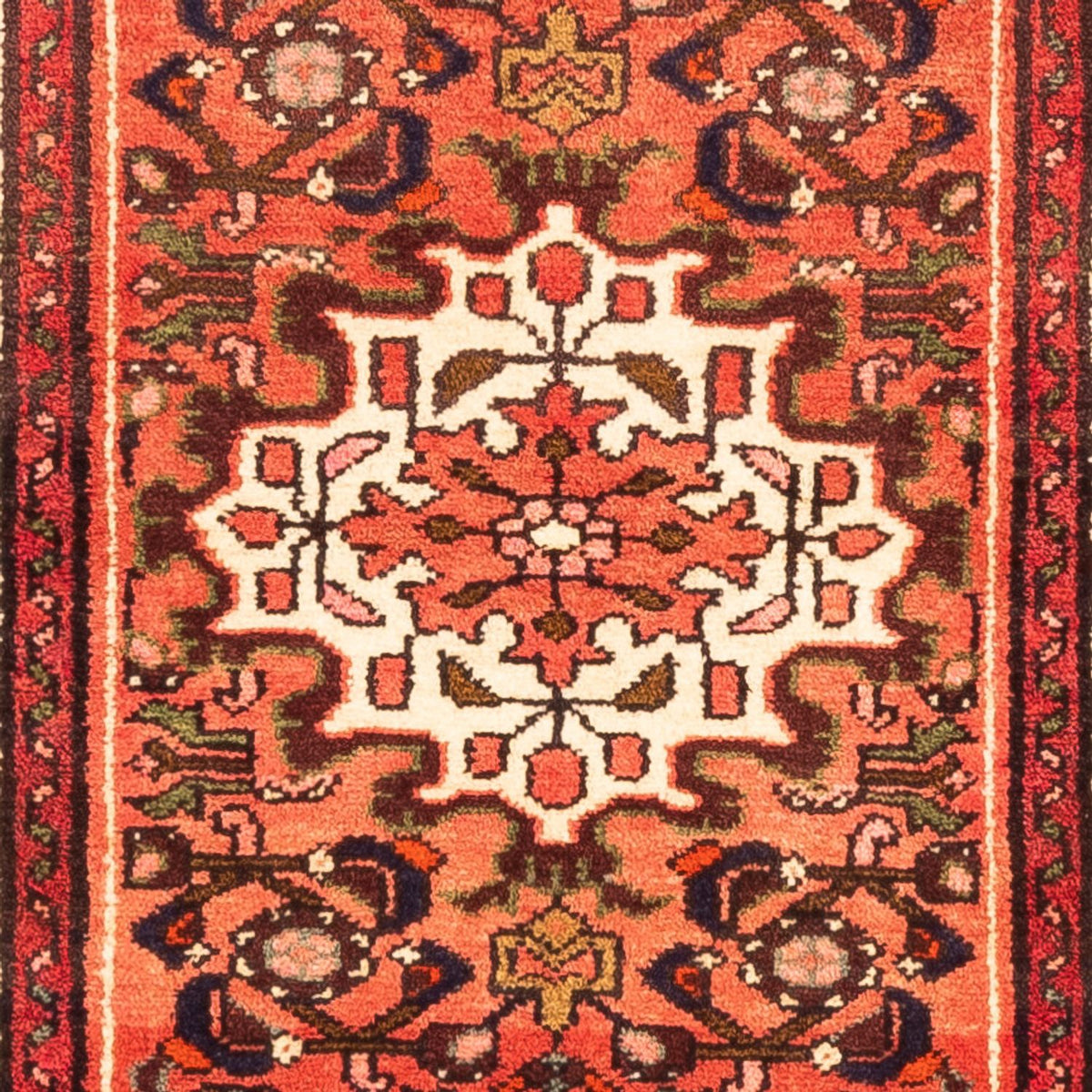 Tapis de couloir Tapis persan - Nomadic - 308 x 83 cm - rouge