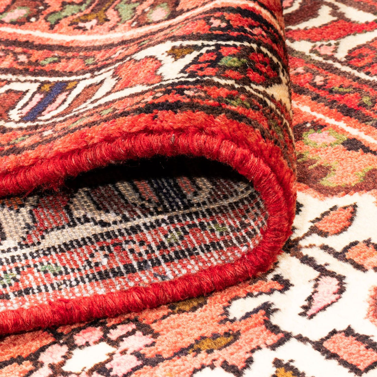 Tapis de couloir Tapis persan - Nomadic - 308 x 83 cm - rouge