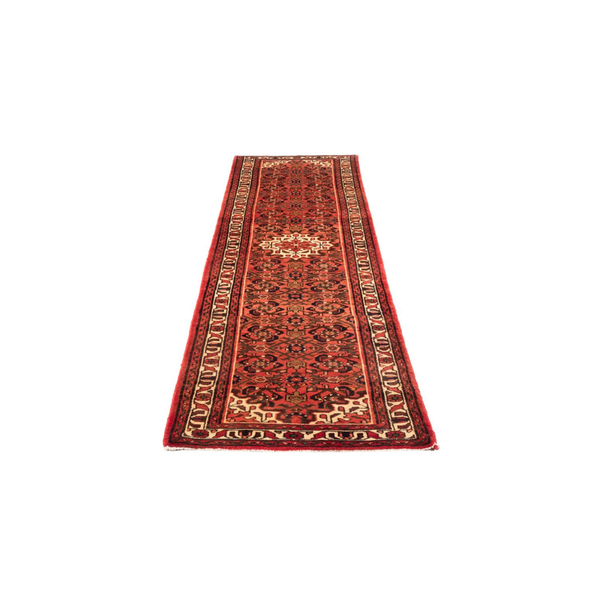 Tapis de couloir Tapis persan - Nomadic - 308 x 83 cm - rouge