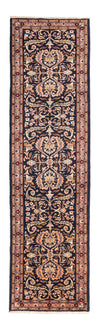Tapis de Hamadan Tapis 78x288cm - Tapis persan - Tapis de couloir / Bleu foncé / 78 x 288 cm Tapis de couloir