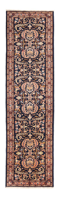 Tapis de couloir Tapis persan - Nomadic - 288 x 78 cm - bleu foncé