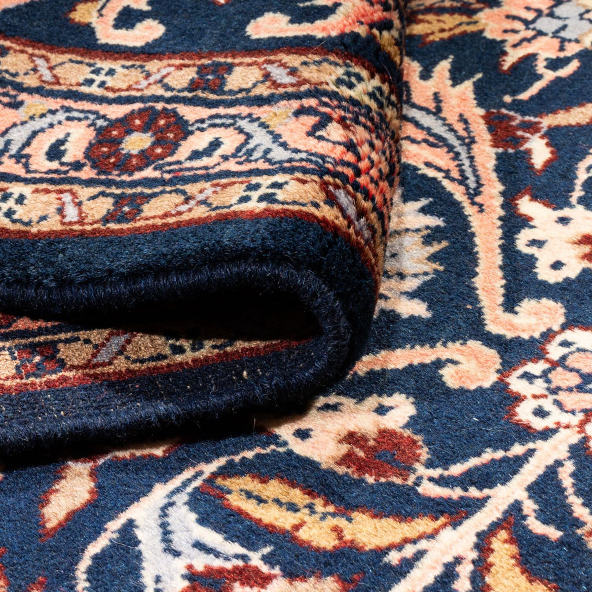 Tapis de couloir Tapis persan - Nomadic - 288 x 78 cm - bleu foncé