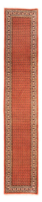 Tapis de couloir Tapis persan - Mir - 348 x 63 cm - rouge