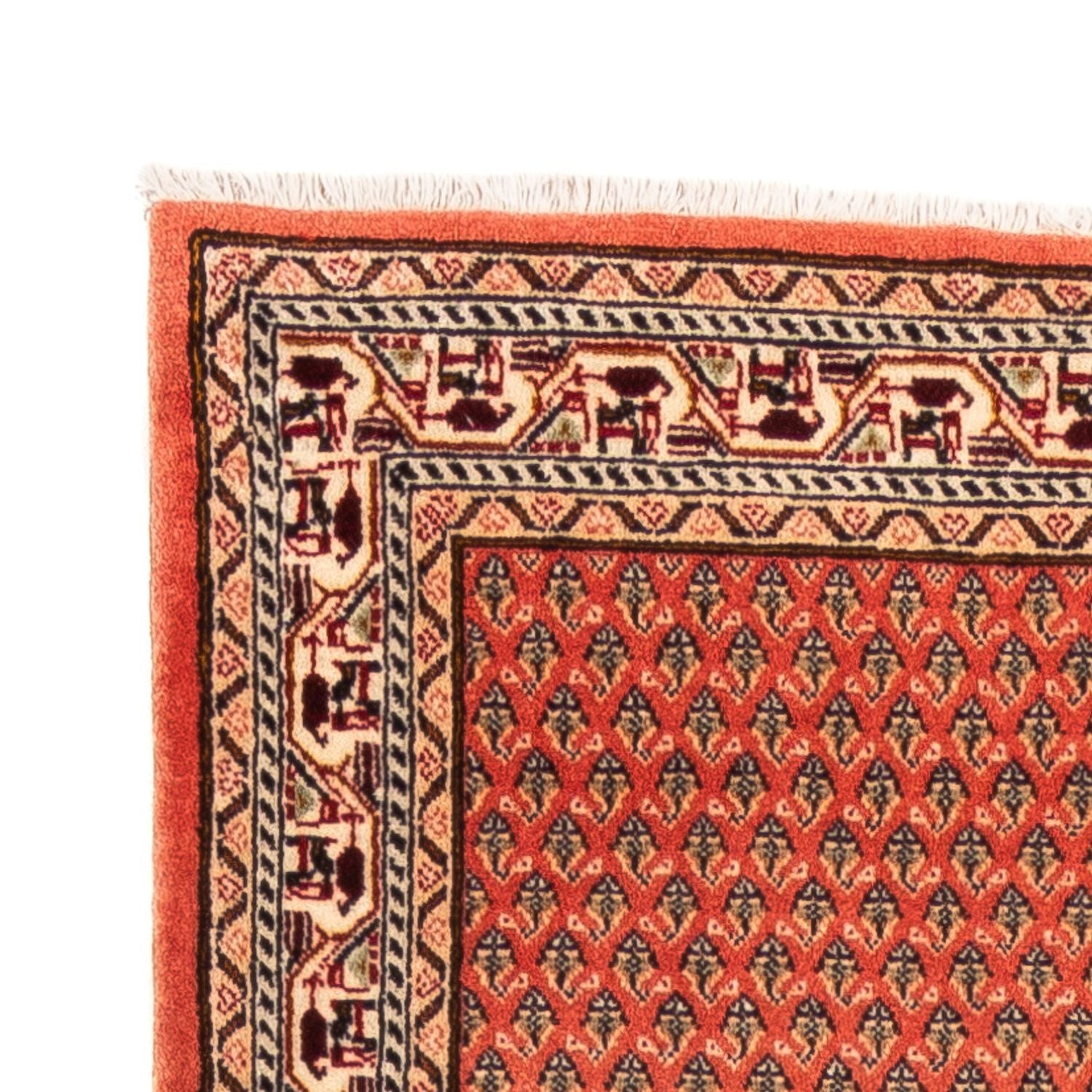 Tapis de couloir Tapis persan - Mir - 348 x 63 cm - rouge