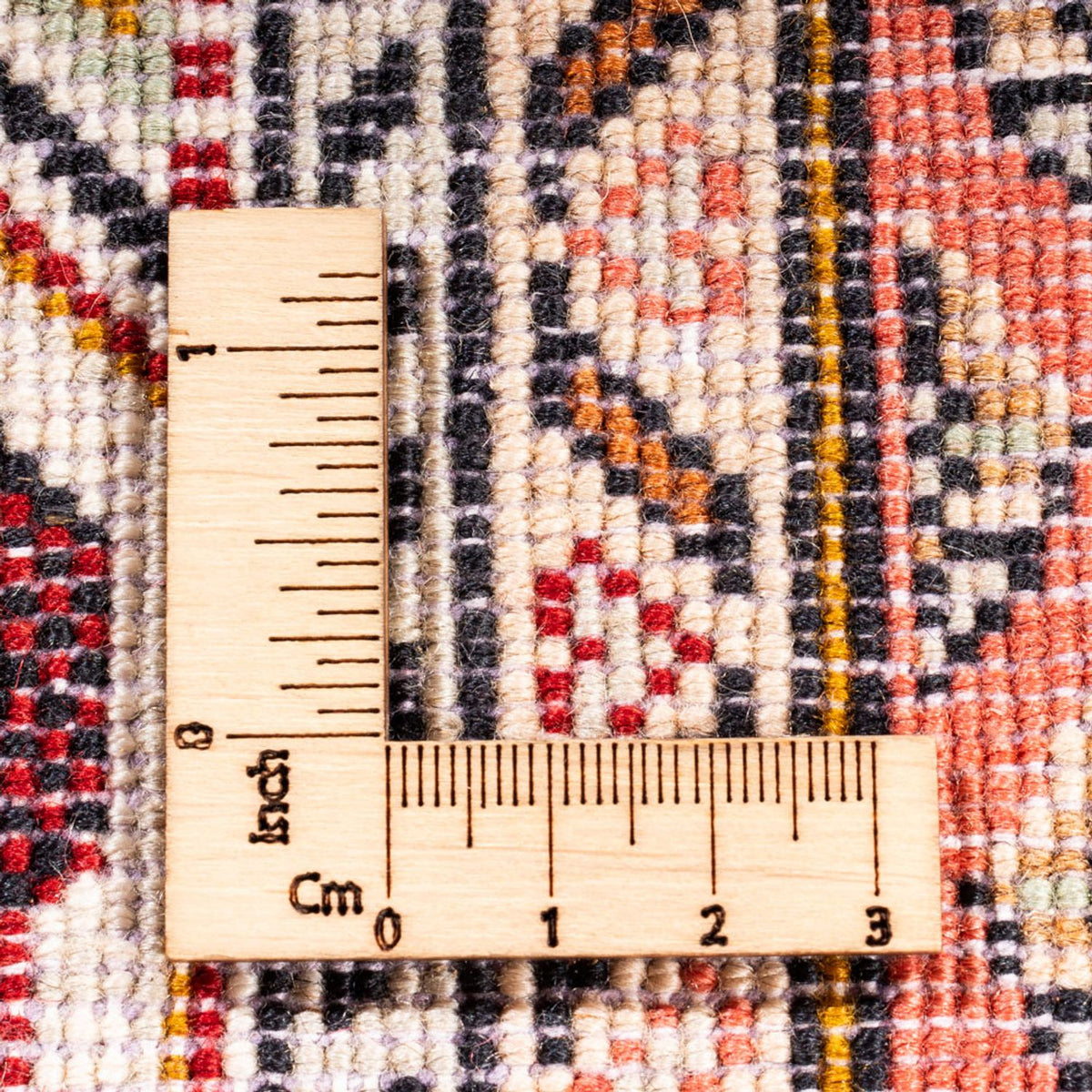 Tapis de couloir Tapis persan - Mir - 348 x 63 cm - rouge