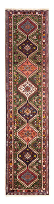 Tapis de couloir Tapis persan - Nomadic - 283 x 74 cm - vert