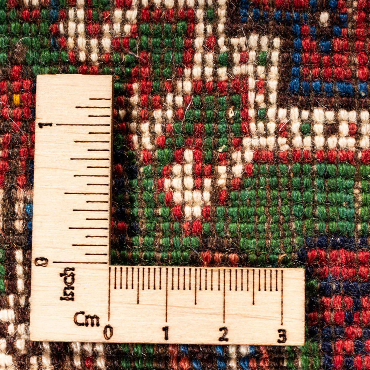 Tapis de couloir Tapis persan - Nomadic - 283 x 74 cm - vert