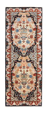 Tapis de couloir Tapis persan - Classique - 245 x 90 cm - bleu foncé