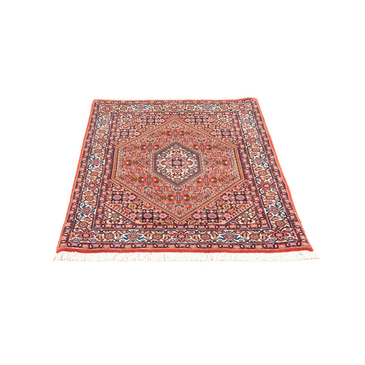 Tapis persan - Bidjar - 107 x 81 cm - rouge
