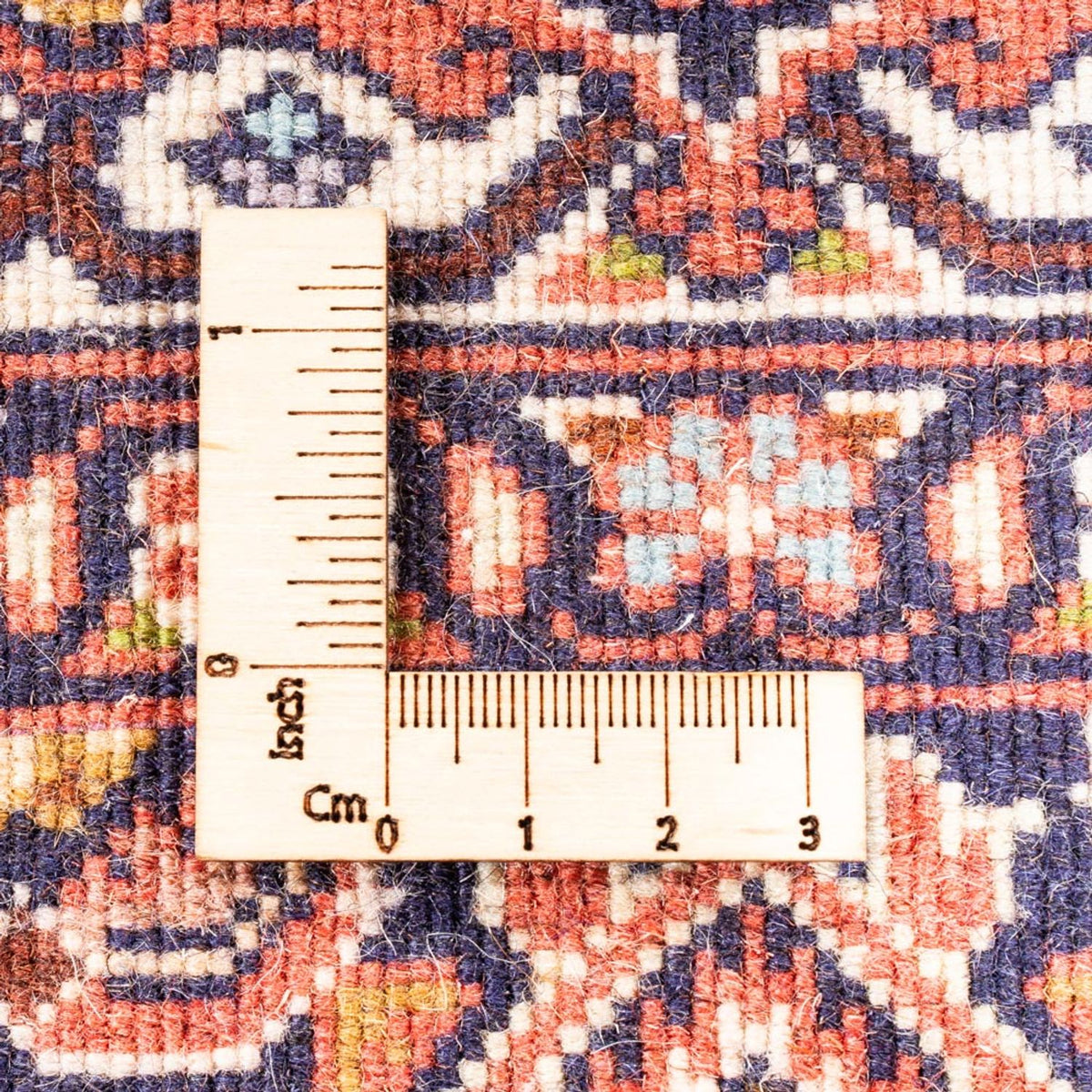 Tapis persan - Bidjar - 107 x 81 cm - rouge