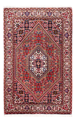 Tapis persan - Bidjar - 104 x 70 cm - rouge
