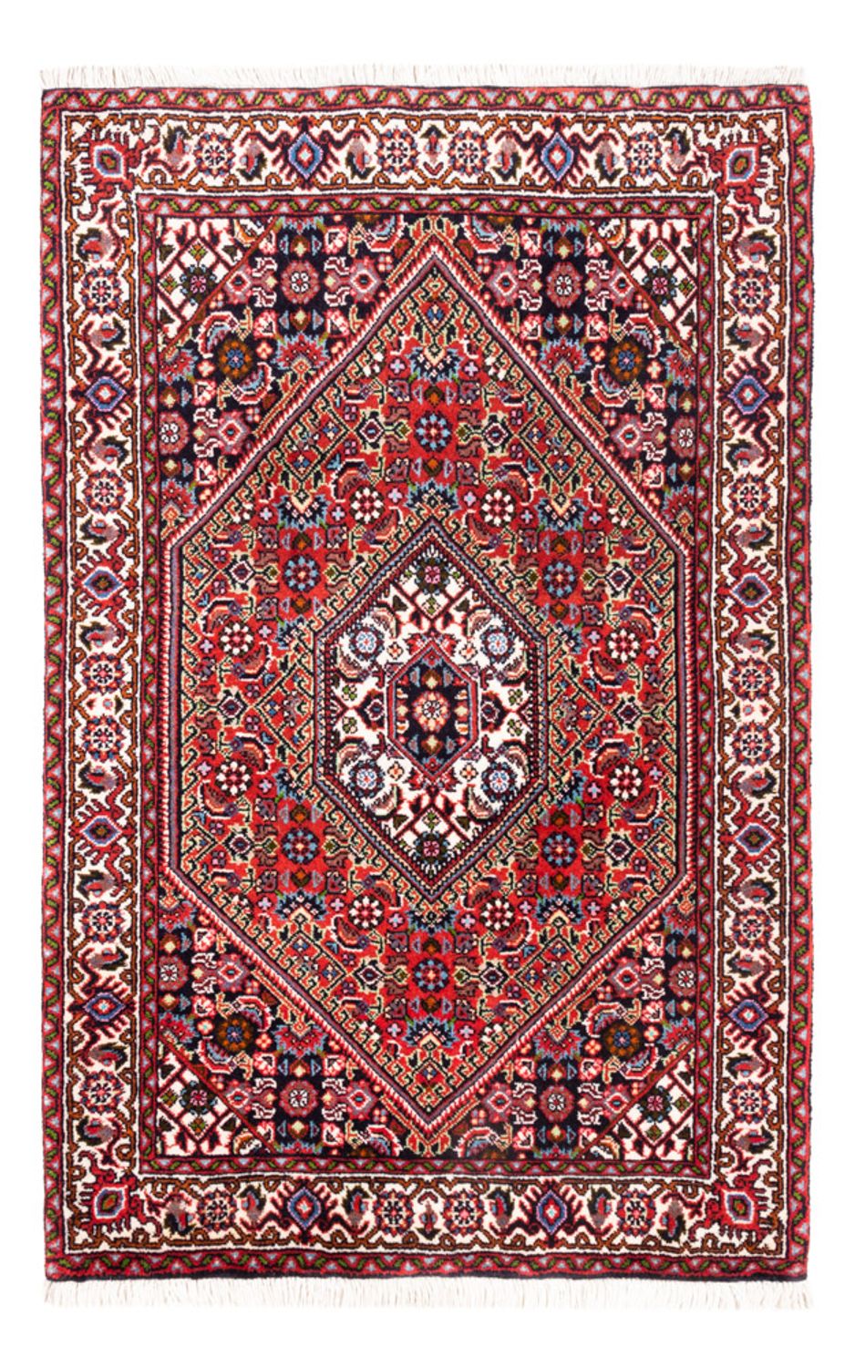 Tapis persan - Bidjar - 104 x 70 cm - rouge