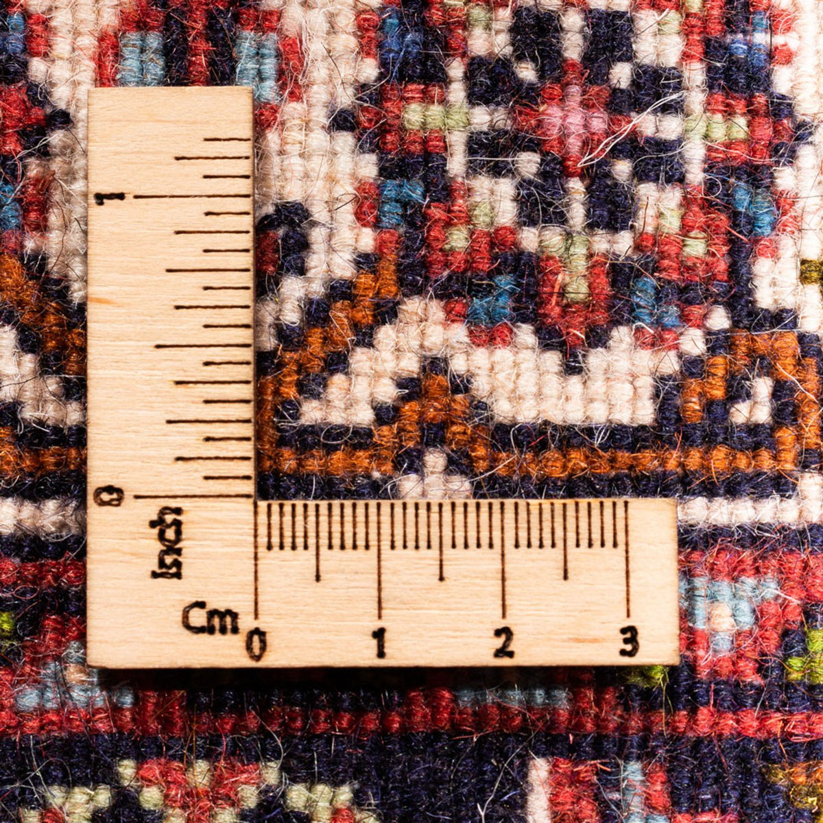 Tapis persan - Bidjar - 104 x 70 cm - rouge