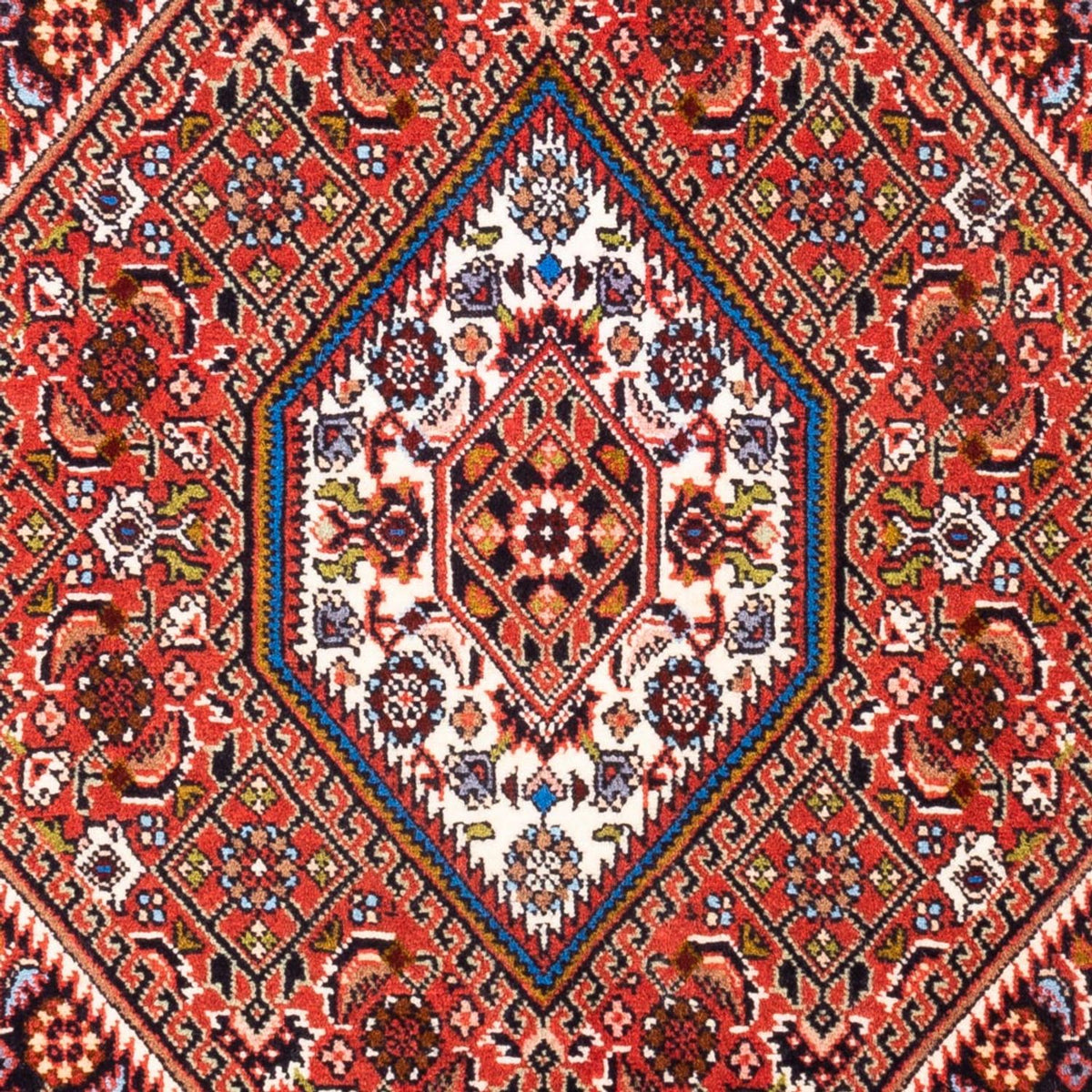Tapis persan - Bidjar - 104 x 72 cm - rouge
