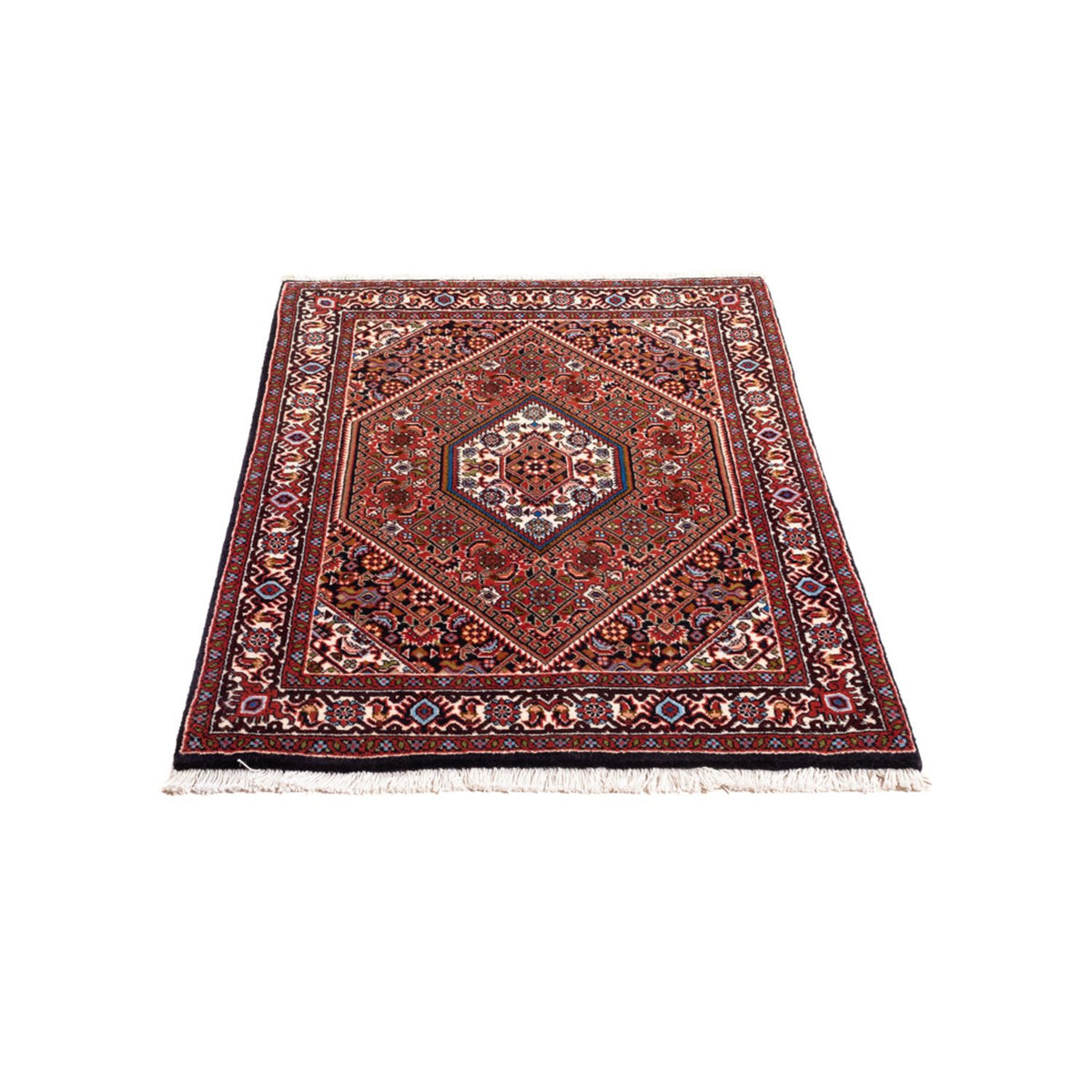 Tapis persan - Bidjar - 104 x 72 cm - rouge